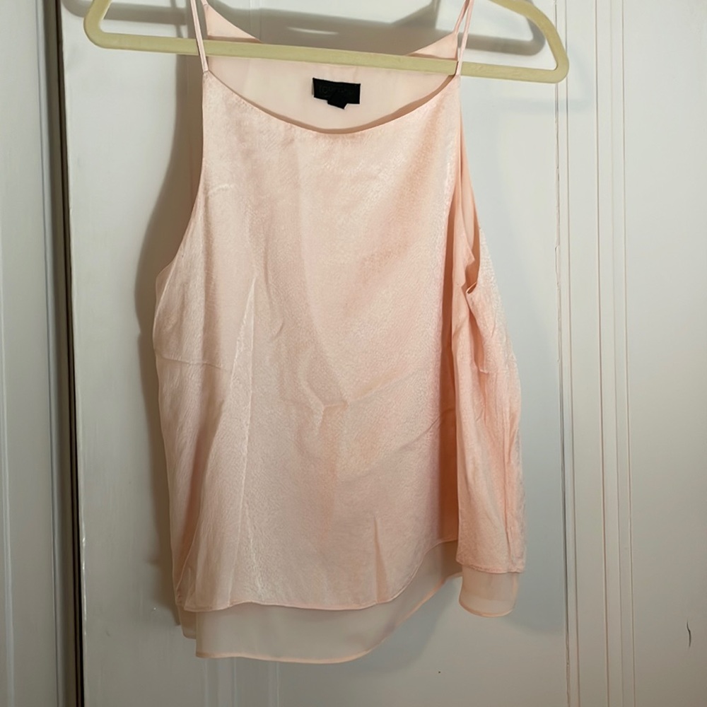 TopShop Pink Layered Dainty Cami | Size S